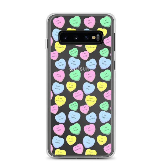 Love hearts - Clear Case for Samsung®