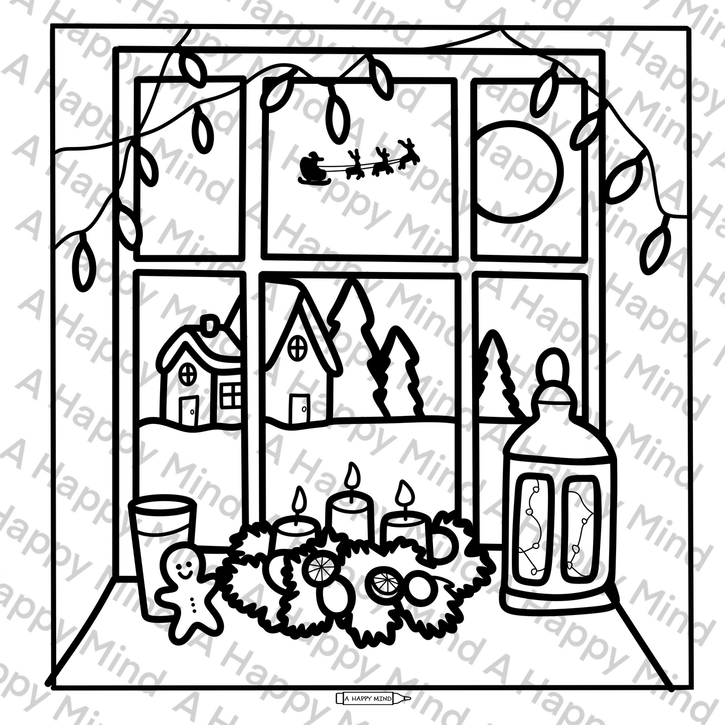 Christmas Colouring Advent Calendar