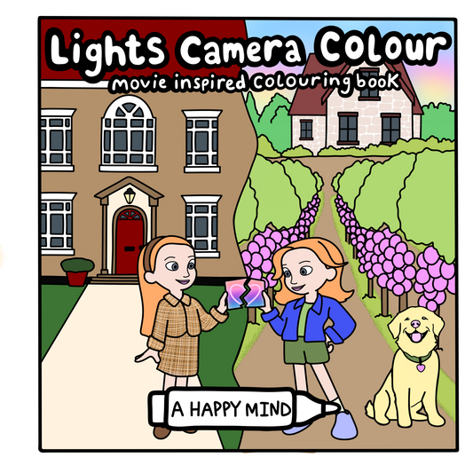 Lights, Camera, Colour - Colouring Book